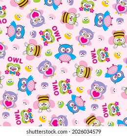 owl funs can be used for wallpaper, background, fabric printing, ornaments for various needs and everything related to it