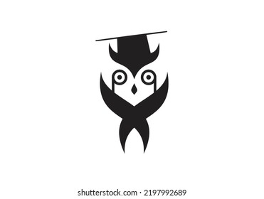 Plantilla de diseño del logotipo Smart Intelligent Logo X de OWL Graduado