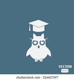 owl and graduation cap