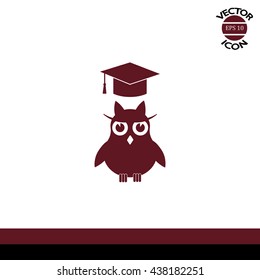 owl and graduation cap