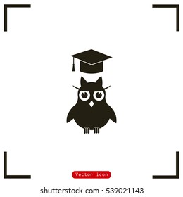 owl and graduation cap