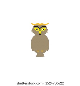 owl halloween icon vector on a white background
