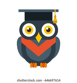 owl with hat graduation