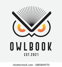 Cabeza de búho para el símbolo del libro