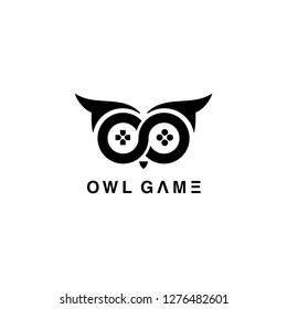 owl head game gamer  vector logo design inspiration