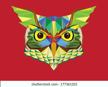 1,569 Geometric owl head Images, Stock Photos & Vectors | Shutterstock