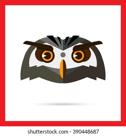 Owl head icon