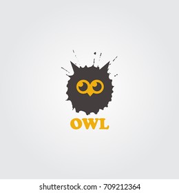 Owl head logo