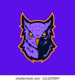 Owl head mascot