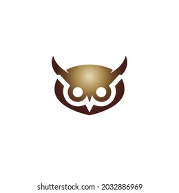 ilustración del vector de la cabeza de búho para icono, símbolo o logotipo. adecuado para logotipos de todo tipo de empresas