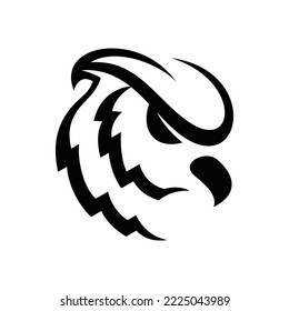 Owl Head Vector Logo Design Template
