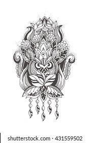 Polynesian Style Ornament Good Back Tattoo Stock Vector (Royalty Free ...