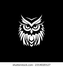 Búho - Logotipo vectorial de alta calidad - Ilustración vectorial ideal para el gráfico de camisetas