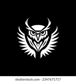 Owl - High Quality Vector Logo - Vector illustration ideal for T-shirt graphic