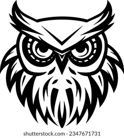Owl - High Quality Vector Logo - Vector illustration ideal for T-shirt graphic