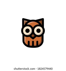 Owl Icon , Autumn Symbol.