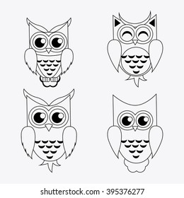 Owl icon design