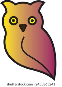 owl icon design eps file.