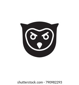 owl icon glyph