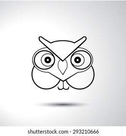 Owl  icon illustration