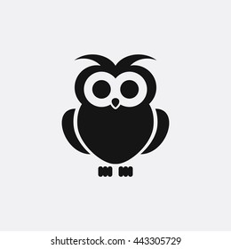 Owl icon illustration isolated vector sign symbol