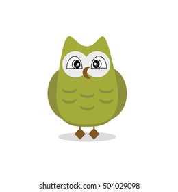 Owl icon isolated on white background