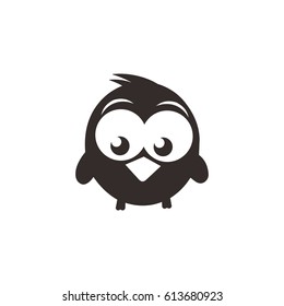 owl icon logo design