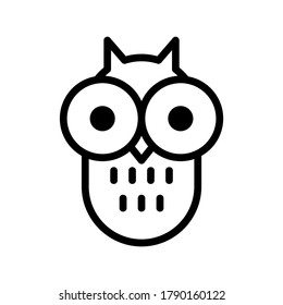 owl icon or logo isolated sign symbol vector illustration - high quality black style vector icons
