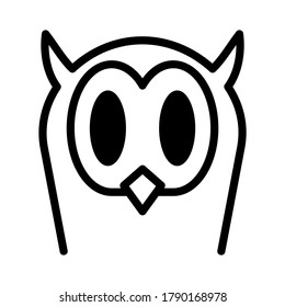 owl icon or logo isolated sign symbol vector illustration - high quality black style vector icons
