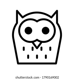 owl icon or logo isolated sign symbol vector illustration - high quality black style vector icons
