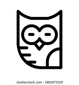 Owl icon or logo isolated sign symbol vector illustration - high quality black style vector icons

