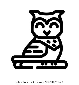 Owl icon or logo isolated sign symbol vector illustration - high quality black style vector icons
