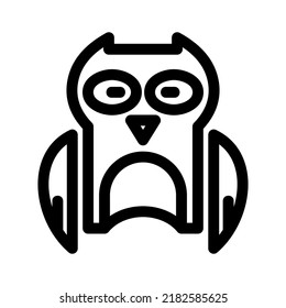 owl icon or logo isolated sign symbol vector illustration - high quality black style vector icons
