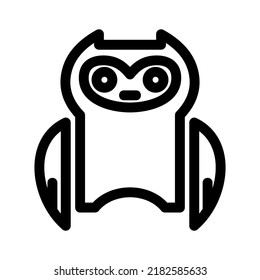 owl icon or logo isolated sign symbol vector illustration - high quality black style vector icons
