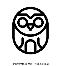 owl icon or logo isolated sign symbol vector illustration - high quality black style vector icons
