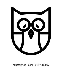 owl icon or logo isolated sign symbol vector illustration - high quality black style vector icons
