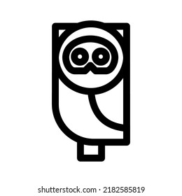 owl icon or logo isolated sign symbol vector illustration - high quality black style vector icons
