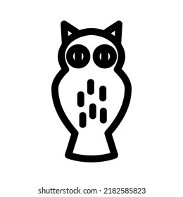 owl icon or logo isolated sign symbol vector illustration - high quality black style vector icons
