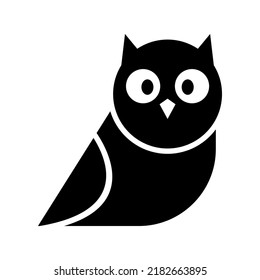 owl icon or logo isolated sign symbol vector illustration - high quality black style vector icons
