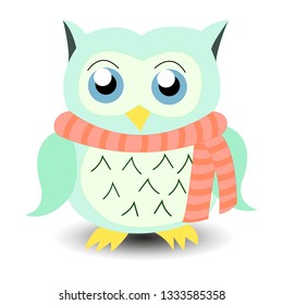 Owl icon on a white background Vector illustration EPS10