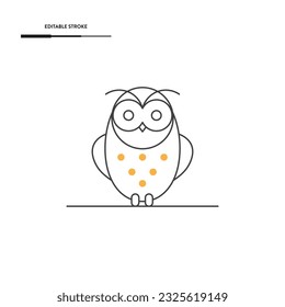 Owl Icon Set Vector Design. 