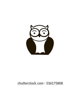 owl icon. sign design