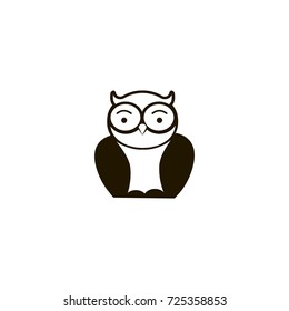 owl icon. sign design