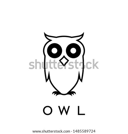 owl icon symbol design vector