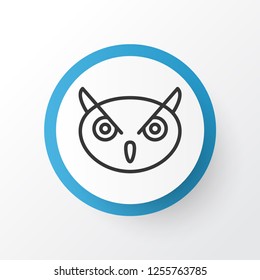 Owl icon symbol. Premium quality isolated night fowl element in trendy style.