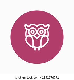 owl icon vector
