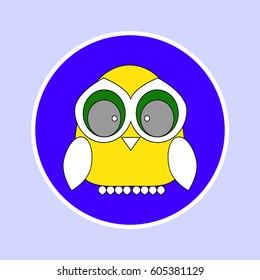 owl icon vector