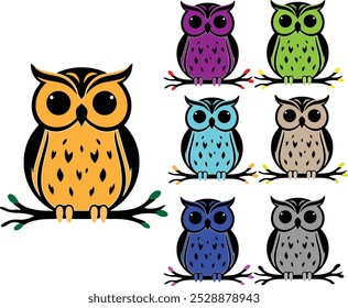 Owl Icon vector art design.