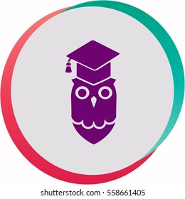 Owl  icon. Vector design.