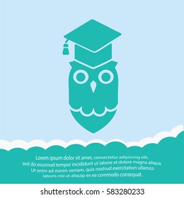 Owl  icon. Vector design.
